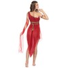 California Costumes Women's Ruby Goddess Adult, Red, X-Small