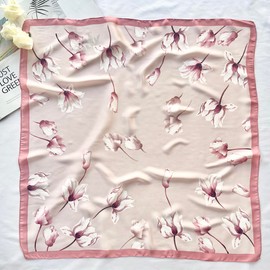 FONYVE Silk Scarfs for Women Lightweight Fashion Headscarf Satin Hair Wrap for Sleeping 27.5 inches