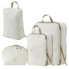 8 Piece Garment Bag, Beige