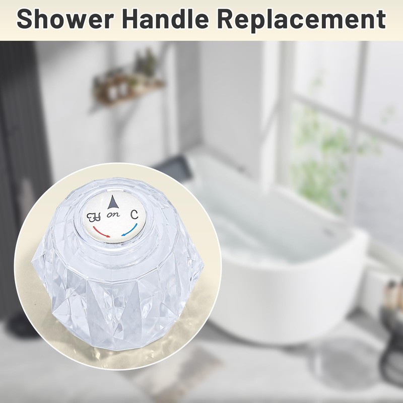 Shower Handle Replacement Assembly for RP41661,Shower Knob Replacement Compatible with