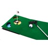 PGA Tour 6ft Putting Mat with Collapsible Putter & Alignment