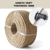 MERIANE Nature Jute Twine, 5mm 164 Feet Jute Rope for