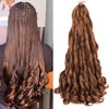 conrora French Curl Braiding Hair 24 Inch 2 Packs Bouncy