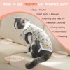 Yeapeeto Cat Recovery Suit 2 Packs After Surgery Bodysuit for
