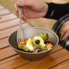 Boundless Voyage Ti1106T Titanium Bowl Plate Tableware Set, Camping, Dishes,