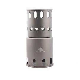Titanium Backpacking Wood Stove Camping Wood Stove Outdoor Cooking System (Stove Only)