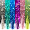 BURANO Chrome Glitter Gel Nail Polish Set - Sparkly Diamond