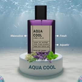 SAIF AL FARES Aqua Cool - Non-Alcoholic Parfum for Men | Fresh Aquatic Masculine Perfume | Arabian Perfumes from Dubai 1.69 Fl. Oz.