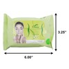 Bluna Facial Make-Up Cleansing Tissue for All Skin Types, Cucumber,