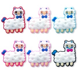 Alpaca for Croc Clog Shoes Decoration, Alpaca Charms Accessories for Adults