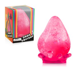 Pink Anti-Stress Ball Children Adults Water Drop Squeeze Squishy Anti Stress Balls Stress Balls Fidget Toy Stress Relief Anti-Stress Squeeze Ball Sensory Stress Ball Sugar Ball Stress Toy