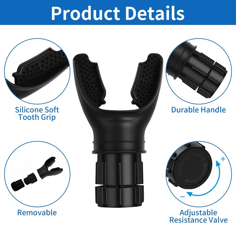 Astriva 2 PCS Lung Breathing Trainer Exerciser, Running Breath Trainers