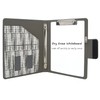 Pixel Style Portfolio Whiteboard Padfolio with Expanded Document Bag, 3-Ring