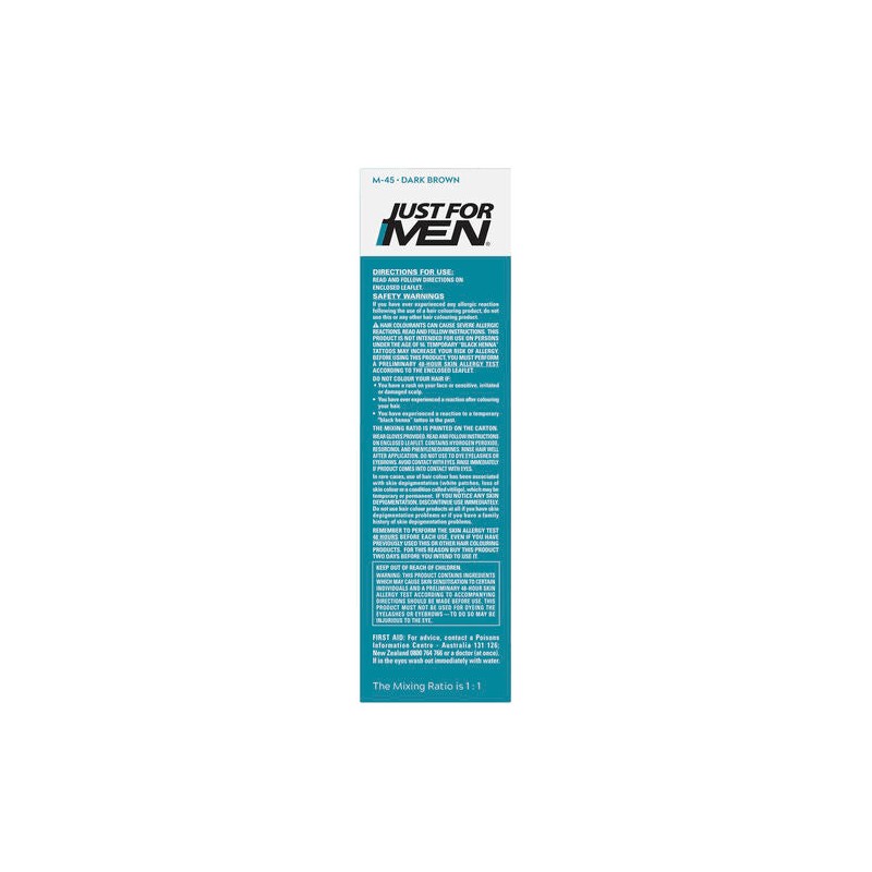 Just For Men Moustache & Beard Brush-In Colour Gel M-45