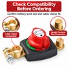 Top Post Battery Disconnect Switch – 12–48V DC Negative Terminal