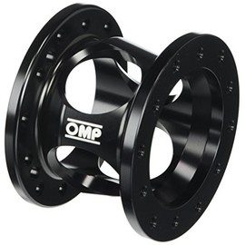 OMP Steering Wheel Spacer, 60 mm Thick, Aluminum, Black Anodize, Each (ODC023171)