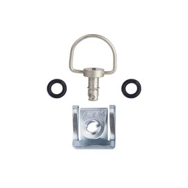 MOTO4U Motorcycle Race Fasteners Quick Release D-Ring Race Fasteners Type C 14mm Matt Sliver(10 Pack)