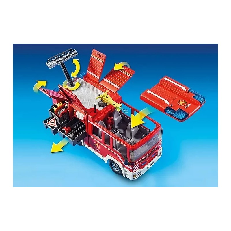 Playmobil City Action Camión De Bomberos 3+