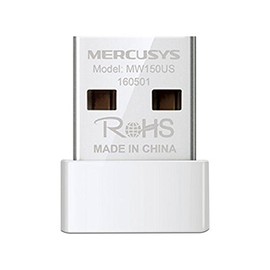 Mercusys MW150US Adaptador USB Nano, Inalámbrico, N150