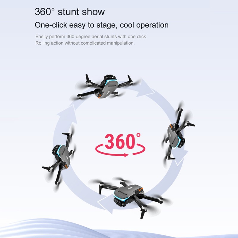 Remote Control Drone with Camera 4K Dual Camera 3-Sided Obstacle