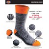 Dickies Men's Dri-tech Moisture Control Crew Socks Multipack, Hi-vis Orange