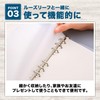 nijimomo Loose Leaf B5 26 Holes 10 Pcs Zipper Pocket