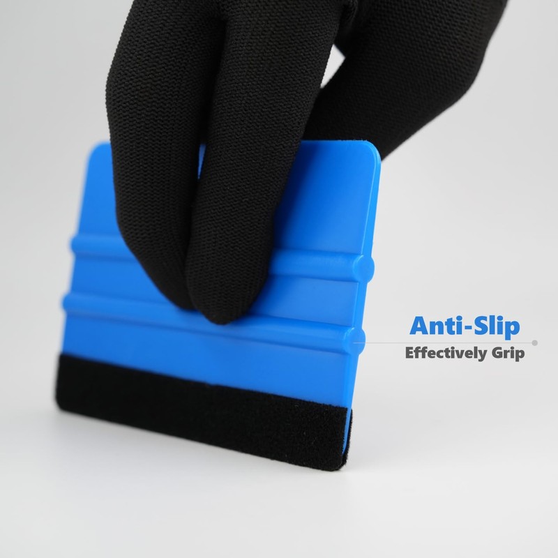 2-Pack Felt Edge Squeegee Tool for Car Vinyl Wrap, Window