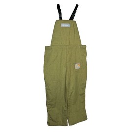 Arc Flash Bib Overall, HRC4, Green, XL