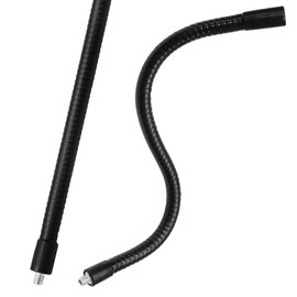 Opfiue 12" Gooseneck Tube Extension Holder,1/4"-20 Female to Male Thread Metal Universal Hose Flexible Arm for Phone Action Camera Microphone(2 PCS)