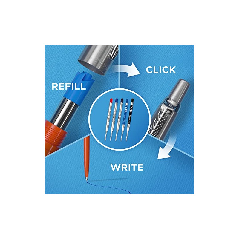 Parker Jotter Core Boligrafo Violeta Terminado En Cromo Tinta Azul