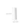 MERRYHAPY 25Pcs Empty Lip Balm Tubes with Caps Clear Lipstick