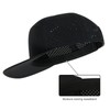 BOTVELA Men Flat Brim Snapback Adjustable Performance Hat Laser Perforated