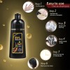 Shampoo Para Canas 500ml Natural Jengibre Tinte Cubre Canas