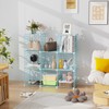 C&AHOME Wire Cube Storage, 9 - Cube Organizer Metal C