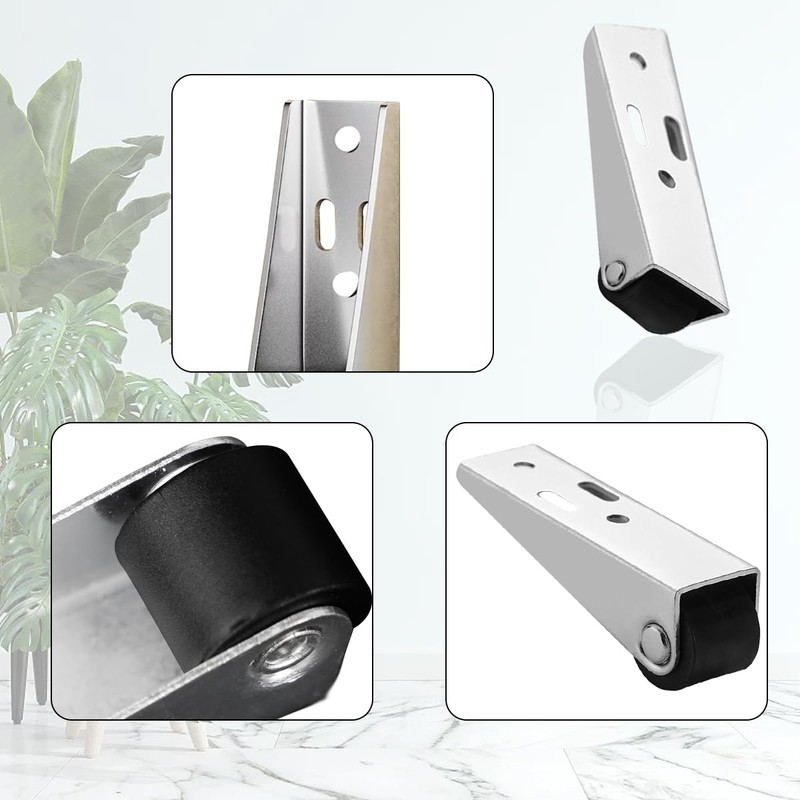 Little Casters Wheels Low Profile File Drawer Casters Fixed Single