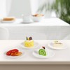 8 Pack Ceramic Dessert Plates, 6 Inch, Round, White