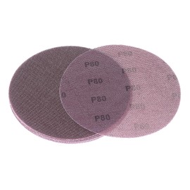 9 Inch Hook and Loop Dust Free Mesh Net Sanding Discs for Drywall Sander Car Wood Drywall Metal Polishing & Grinding Anti-Blocking Sand Abrasive Sheet (Grit 80)