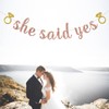 She Said Yes Banner, Bride to Be Party Decorations, Engagent,