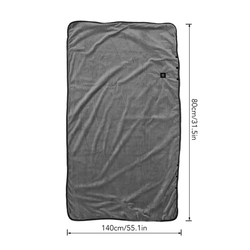 USB Heated Shawl 3 Temperature Adjustable Soft Comfortable Electric Heated