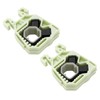 OTOTEC Pack of 2 Radiator Mounting Brackets Upper Radiator Holder