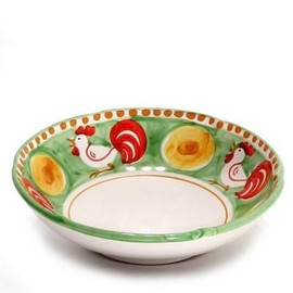 Vietri Gallina Coupe Pasta Bowl - Campagna Collection
