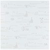 Cotta OP Seat Tea Time 180 X 180 Chart Printed Clear White 18 X/18 cm 54075 100 Piece Set of 100