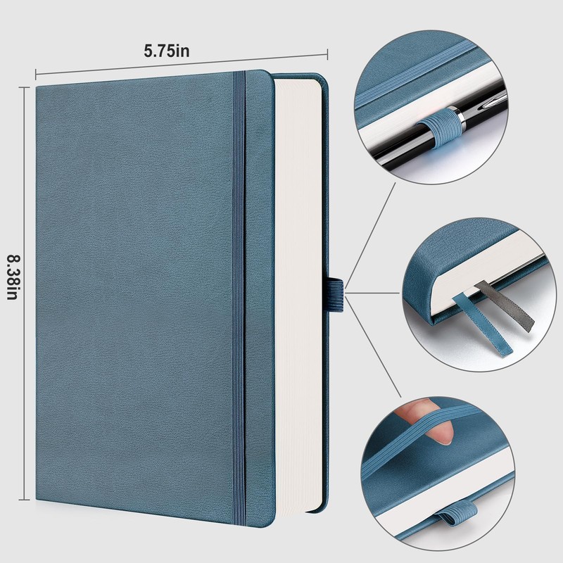 RETTACY A5 Bullet Dot Grid - Dotted Notebook with 320