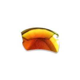 POLARLENS Polarised Replacement Lenses for Oakley Flak Jacket 2.0 XL - Compatible with Oakley Flak Jacket 2.0 XL Sunglasses (Fire Red)