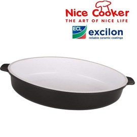 NICE COOKER ® - Ceramic Non-Stick - Stoneware Baking Dish - 30 x 21 x 6,2 cm