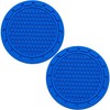 MEAJOO 2PCS Car Cup Holder Coaster, Non-Slip Cup Holders Embedded