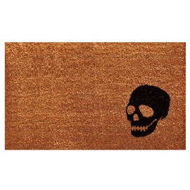 Calloway Mills 153591729 Black Skull Doormat 17" x 29"