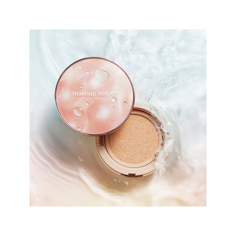 Makeup Helper 메이크업헬퍼 앰플 글로우 쿠션 23g 로즈라떼 Makeup Helper