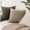 Foindtower Pack of 2, Decorative Textured Boucle Throw Pillow Covers