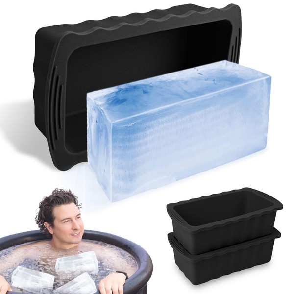 Haldane 3PC Extra Large Ice Block Molds, Giant Ice Cube